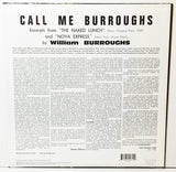 William Burroughs - Call Me Burroughs